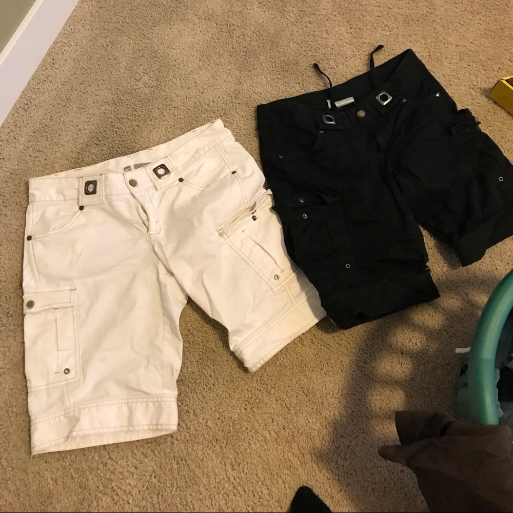 Two pairs of Athleta Dipper shorts. Size 6!